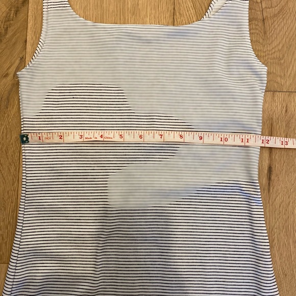 Zara light grey and white stripe bodycon tank dress - Picture 11 of 11